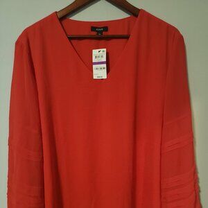 Alfani red blouse